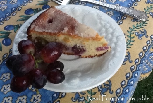 Moscato Cake with Grapes - 6